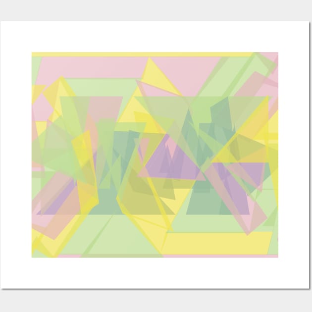 Superposition of Three Colors Wall Art by yayor